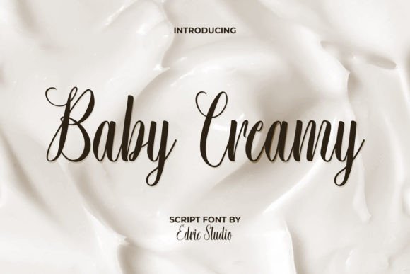 Baby Creamy Font for Web Design and Digital Branding
