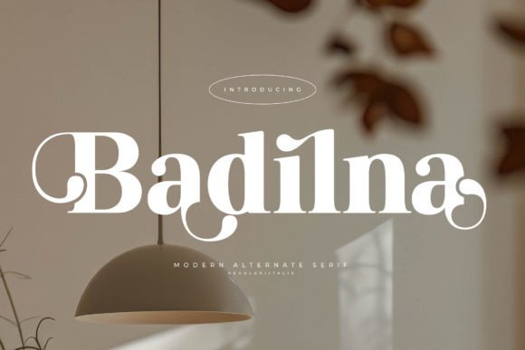 Badilna: A Serif Font for Elegant Design