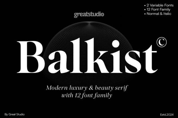 Balkist Serif Font for Editorial Design and Publishing