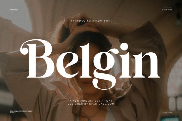 Belgin Ligature Typeface: A Modern Serif for Editorial Design