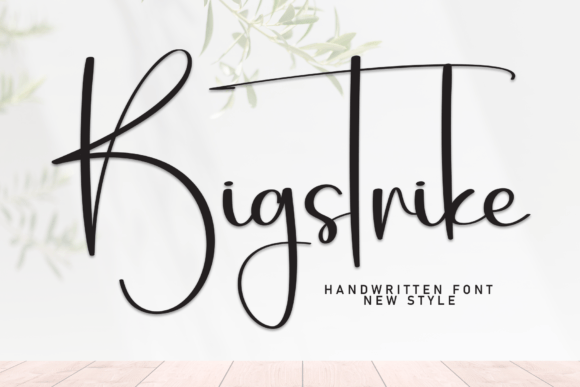 Bigstrike Font for Creative Projects