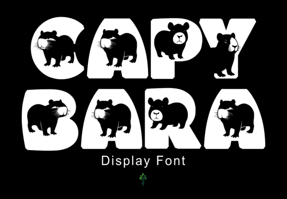 Capybara Font: A Decorative Typeface for Handmade Products and Branding