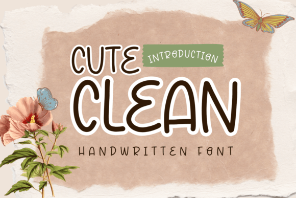 Cute Clean Font for Creative Design