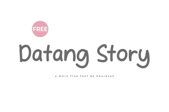 Datang Story: A Handwriting Font for Small Business Branding