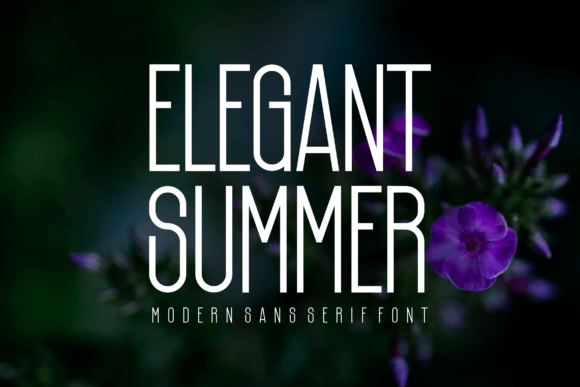 Elegant Summer Sans Serif for Clean Campaign Visuals