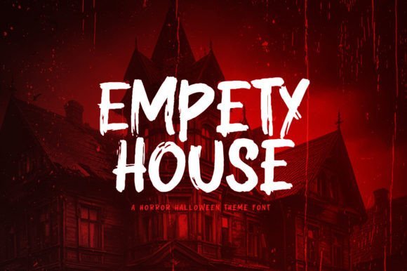 Empety House: A Modern Brush Font for Small Business Branding