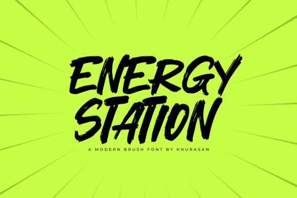 Energy Station Font Review for Designers