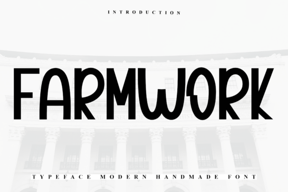 Farmwork Font for Festive Design
