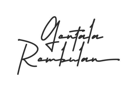 Gentala Rembulan Font