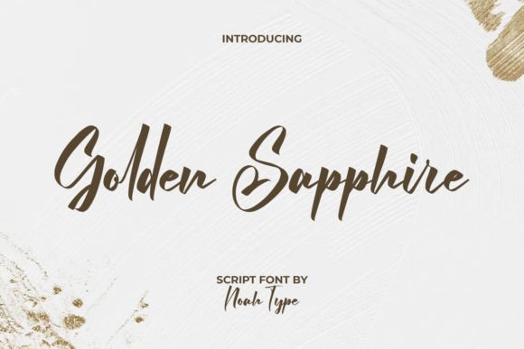 Golden Sapphire Font