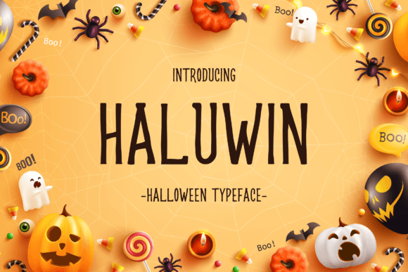 Haluwin: A Fun Handwritten Font for Creative Campaigns