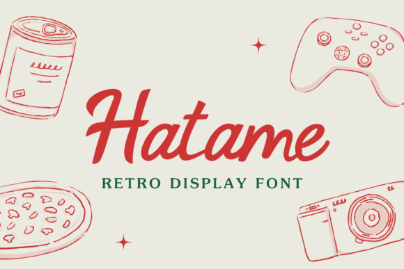 Hatame Font for Handmade Creations