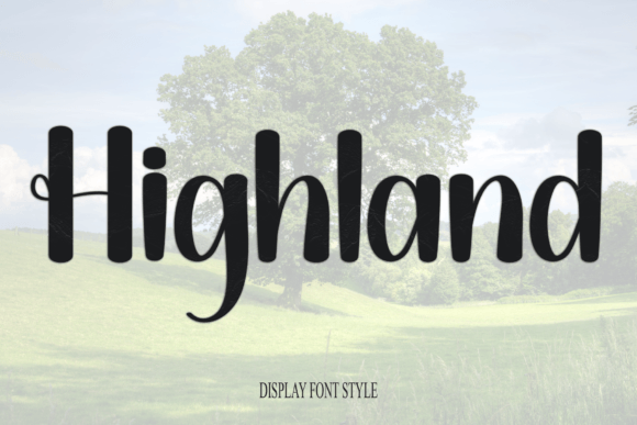 Highland Font: Festive Type for Digital Campaigns