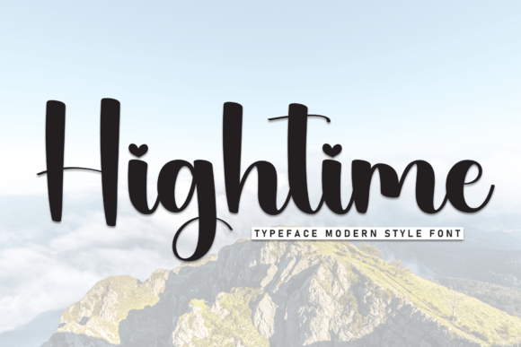Hightime Font: Sweet & Friendly