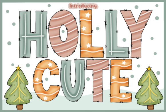 Holly Cute: A Festive Font for Web Design Projects