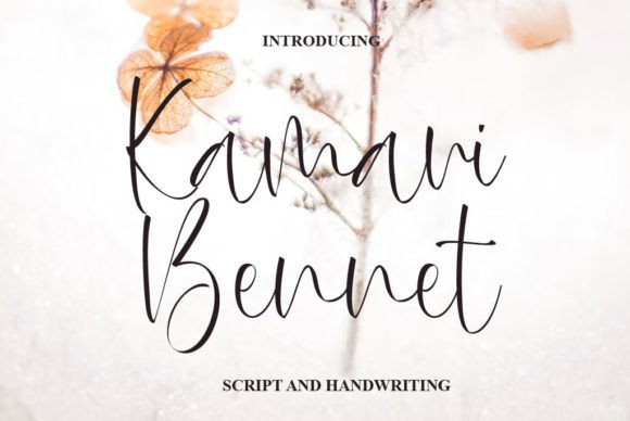 Kamari Bennett: A Script Font for Handmade Products and Branding