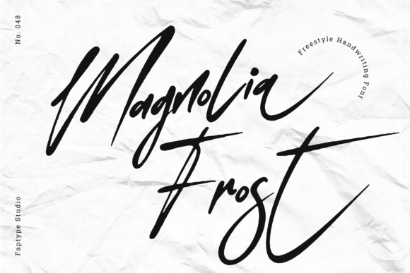 Magnolia Frost: A Script Handwritten Font for Branding