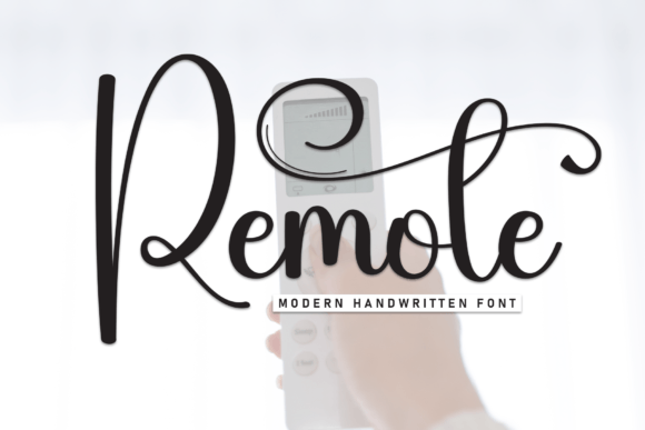 Remote Font for Handmade Design