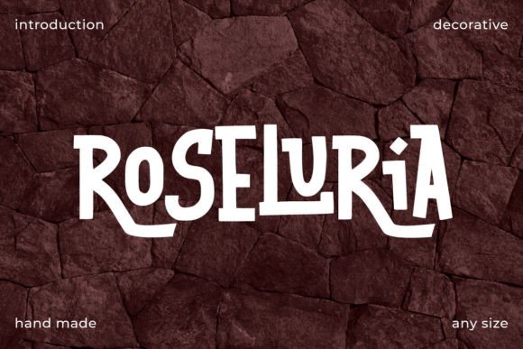 Roseluria: A Decorative Font for Elegant Branding Projects