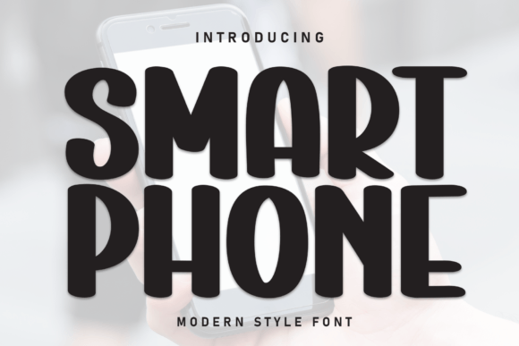 Smart Phone Font for Creative Projects