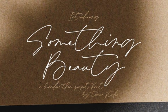 Something Beauty Font for Business