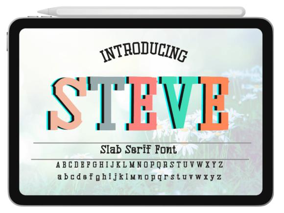 Steve: A Friendly Slab Serif Font