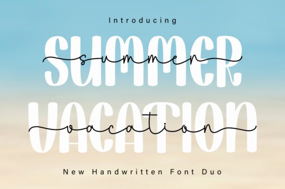 Summer Vacation Duo Font