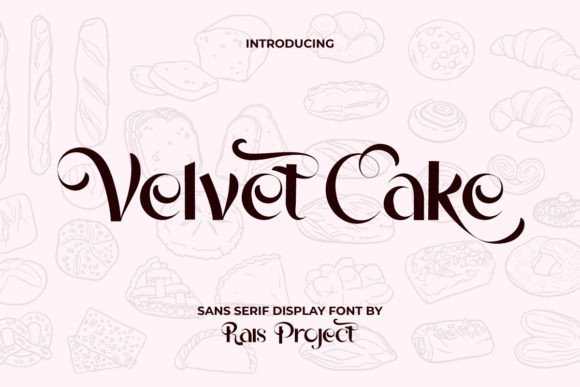 Velvet Cake Font for Creative Projects
